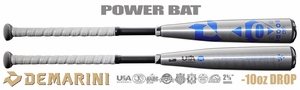 DeMarini The Goods 2-5/8" Youth USA Bat WTDXUG222 -10oz (2022) Lightly Used w/Warranty