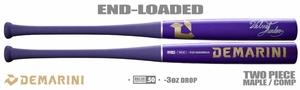 DeMarini Velvet Thunder D54 Maple/Composite BBCOR Bat WBD2724 -3oz (2027)