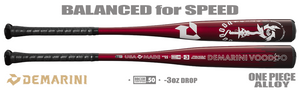 DeMarini Voodoo One 2-5/8" BBCOR Bat WBD2527010 -3oz (2025) Lightly Used W/Warranty