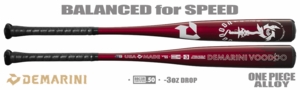 DeMarini Voodoo One 2-5/8" BBCOR Bat WBD2527010 -3oz (2025) Lightly Used W/Warranty