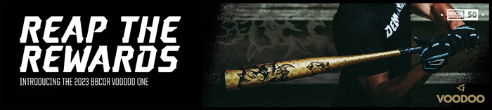 DeMarini Voodoo One Gold 2-5/8" BBCOR Bat WBD2352010 -3oz (2023) Lightly Used w/Warranty