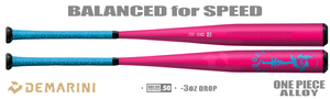 DeMarini Voodoo One "Pink Cotton Candy" 2-5/8" BBCOR Bat WBD2527010 -3oz (2025)