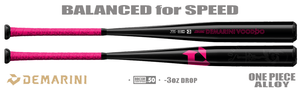 DeMarini Voodoo One "Miami Vice" 2-5/8" BBCOR Bat WBD2527010 -3oz (2025)