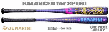 DeMarini Voodoo One 2-5/8" BBCOR Bat WBD2587010 -3oz (2026)