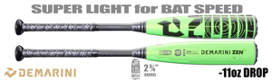 DeMarini Zen 2-3/4" Big Barrel USSSA Bat WBD2590010 -11oz (2026)