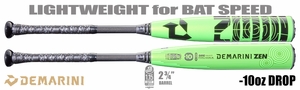 DeMarini Zen 2-3/4" Big Barrel USSSA Bat WBD2591010 -10oz (2026) Lightly Used w/Warranty