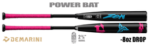 DeMarini Zen "Miami Vice" 2-3/4" Big Barrel USSSA Bat BID9IQF084 -8oz (2025)