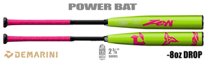 DeMarini Zen "Neon POP" 2-3/4" Big Barrel USSSA Bat BIDHDQRZ2L -8oz (2025)