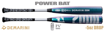 DeMarini Zen Oil Slick 2-3/4" USSSA Bat WBD2657010 -5oz (2026)