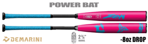 DeMarini Zen "Pink Cotton Candy" 2-3/4" Big Barrel USSSA Bat BIDXZW5WHE -8oz (2025)