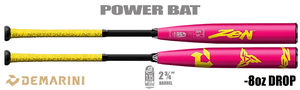 DeMarini Zen "Pink Lemonade" 2-3/4" Big Barrel USSSA Bat BIDIYLKAH2 -8oz (2025)