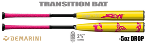 DeMarini Zen "Pink Lemonade Reverse" 2-3/4" Big Barrel USSSA Bat BID8MZEIME -5oz (2025)