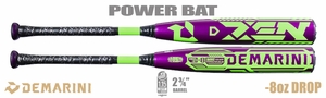 DeMarini Zen 2-3/4" USSSA Bat WBD2709010 -8oz (2027)
