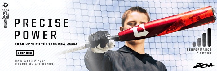 DeMarini Zoa 2-3/4" Big Barrel USSSA Bat WBD2467010 -8oz (2024) Lightly Used w/Warranty