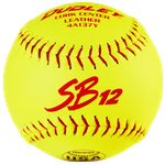 Dudley 12" Slowpitch SB12 Optic Yellow Softballs 4A-137Y -- 1 DZ