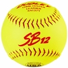 Dudley 12" Slowpitch SB12 Optic Yellow Softballs 4A-137Y -- 1 DZ