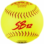 Dudley 12" Slowpitch SB12 Optic Yellow Softballs 4A-137Y -- 1 DZ
