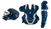 Easton Elite X Adult Navy/Silver Catcher's Set A165424NASL