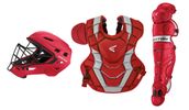 Easton Elite X Intermediate Red/Silver Catcher's Set A165425RDSL