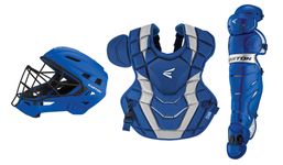 Easton Elite X Intermediate Royal/Silver Catcher's Set A165425NASL