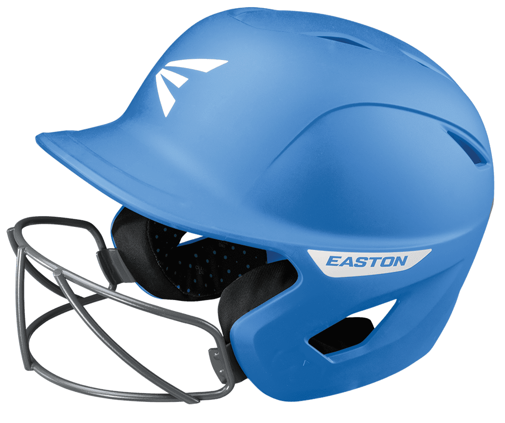 Easton Ghost M/L Matte Carolina Blue Batting Helmet w/Mask A168553CB