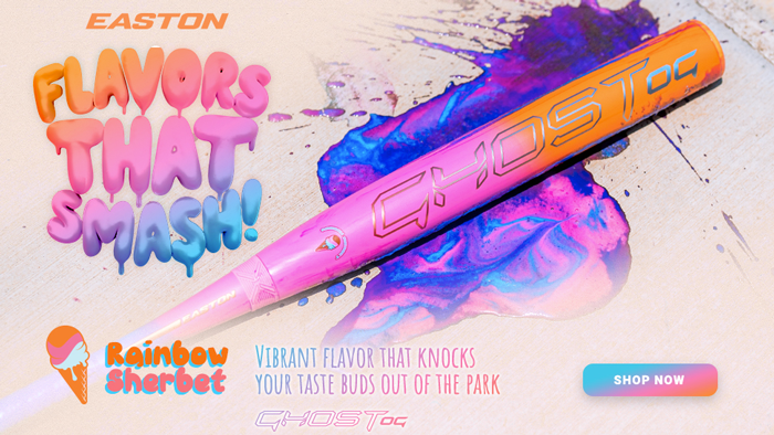 Easton Ghost OG "Rainbow Sherbet" Fastpitch Bat EFP5GHRS11 -11oz (2025)