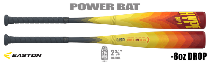 Sale! Buy Easton Hype Fire 2-3/4" Big Barrel USSSA Bat EUT4HYP8 -8oz