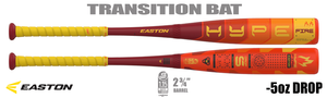 Easton Hype Fire 2-3/4" Big Barrel USSSA Bat EUT5HYP5 -5oz (2025)