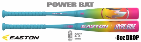 Easton Hype Fire 2-3/4" Big Barrel USSSA Bat EUT6HYP8 -8oz (2026)