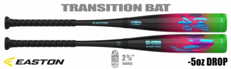 Easton Hype Fire 2-3/4" Big Barrel USSSA Bat EUT7HYP5 -5oz (2027)