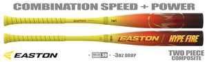 Easton Hype Fire 2-5/8" BBCOR Bat EBB6HYP3 -3oz (2026)