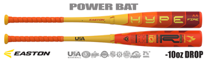 Easton Hype Fire 2-5/8" Youth USA Bat EUS5HYP10 -10oz (2025)