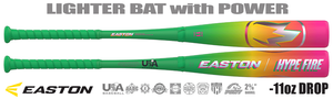 Easton Hype Fire 2-5/8" Youth USA Bat EUS6HYP11 -11oz (2026)