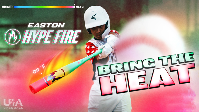 Easton Hype Fire 2-5/8" Youth USA Bat EUS6HYP8 -8oz (2026)
