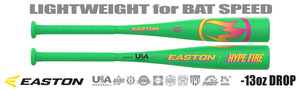 Easton Hype Fire 2-5/8" Youth USA Tee Ball Bat ETB6HYP13 -13oz (2026)