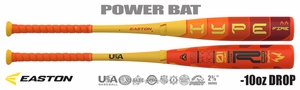 Easton Hype Fire 2-5/8" Youth USA Bat EUS5HYP10 -10oz (2025) -- Lightly Used w/Warranty