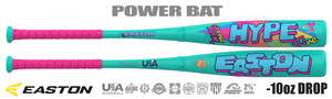 Easton Hype Fire Spring Break 2-5/8" Youth USA Bat EUS6SBM10 -10oz (2026)