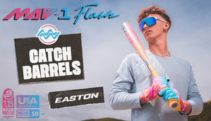 Easton MAV1 Flash 2-5/8" Youth USA Bat EUS6M1F8 -8oz (2026)