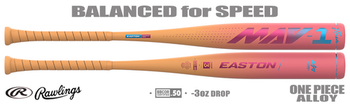 Batte de Baseball Easton MAV1 Flash -3 (canon de 2 5/8) BBCOR (2025