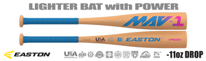 Easton MAV1 Flash 2-5/8" Youth USA Tee Ball Bat ETB6M1F11 -11oz (2025)