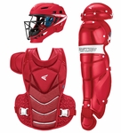 Easton The Very Best by Jen Schro Medium Red Fastpitch Catcher's Set JSTVBKITM-RD