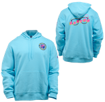 Easton Spring Break Light Blue Sunglasses Hoodie ESBH-LB