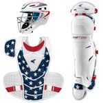 Easton The Very Best by Jen Schro Small Stars & Stripes Fastpitch Catcher's Set JSTVBKITS-SS