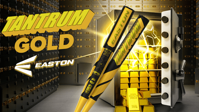 Easton Tantrum Gold End-Loaded Slowpitch Bat USSSA ESU5TNTG1L (2025)