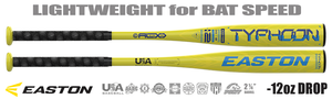 Easton Typhoon 2-1/4" Youth USA Bat EUS6TY12 -12oz (2026)