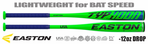 美品　EASTON TYPHOON 硬式バット 28インチ 適合マーク Free Shipping! Easton Typhoon -12 USA Baseball Bat | 28 in