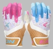 Easton Walk-Off Ethos Sugar Rush Light Blue/Pink Tee Ball Batting Gloves WO25TBBG-SUGARRUSH-LB-PK