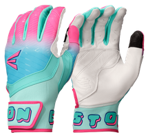 Easton Walk-Off Ethos Spring Break Aqua/Pink Batting Gloves WO25BG-SPRINGBREAK-AQPK