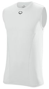 EvoShield Adult White Performance Sleeveless Compression Shirt WTF0100WH