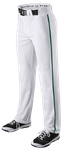 EvoShield Salute Open Bottom White/Dark Green Piped Pants WTUM1076DG
